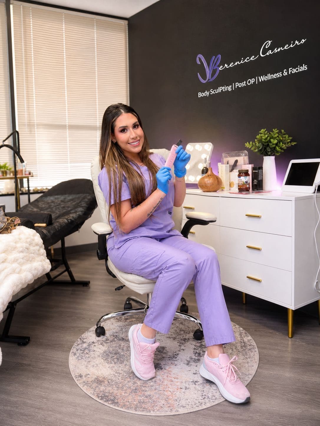 Berenice Casneiro, esthetician at BC Beauty Spa